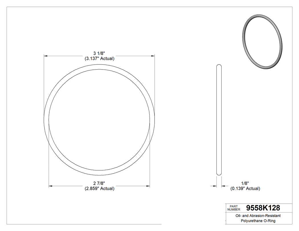 Technical drawing - 9558K128